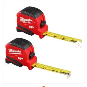 2 Milwaukee 16’ tape measures